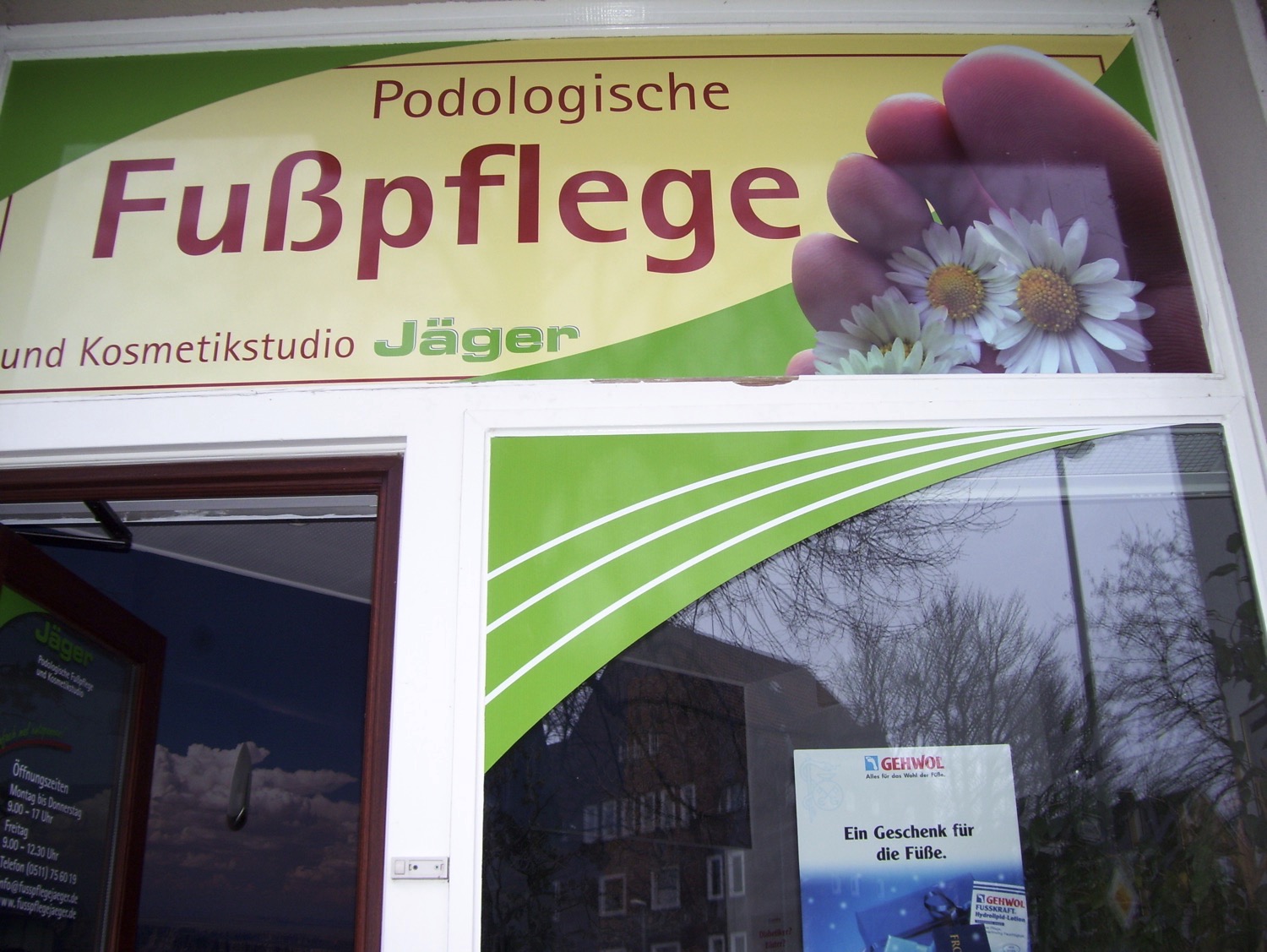 Willkommen bei der Podologischen Fußpflege Jäger